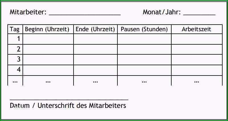 aufzeichnungspflicht minijob vorlage beste stundenaufzeichnungen kundenbefragung fragebogen muster