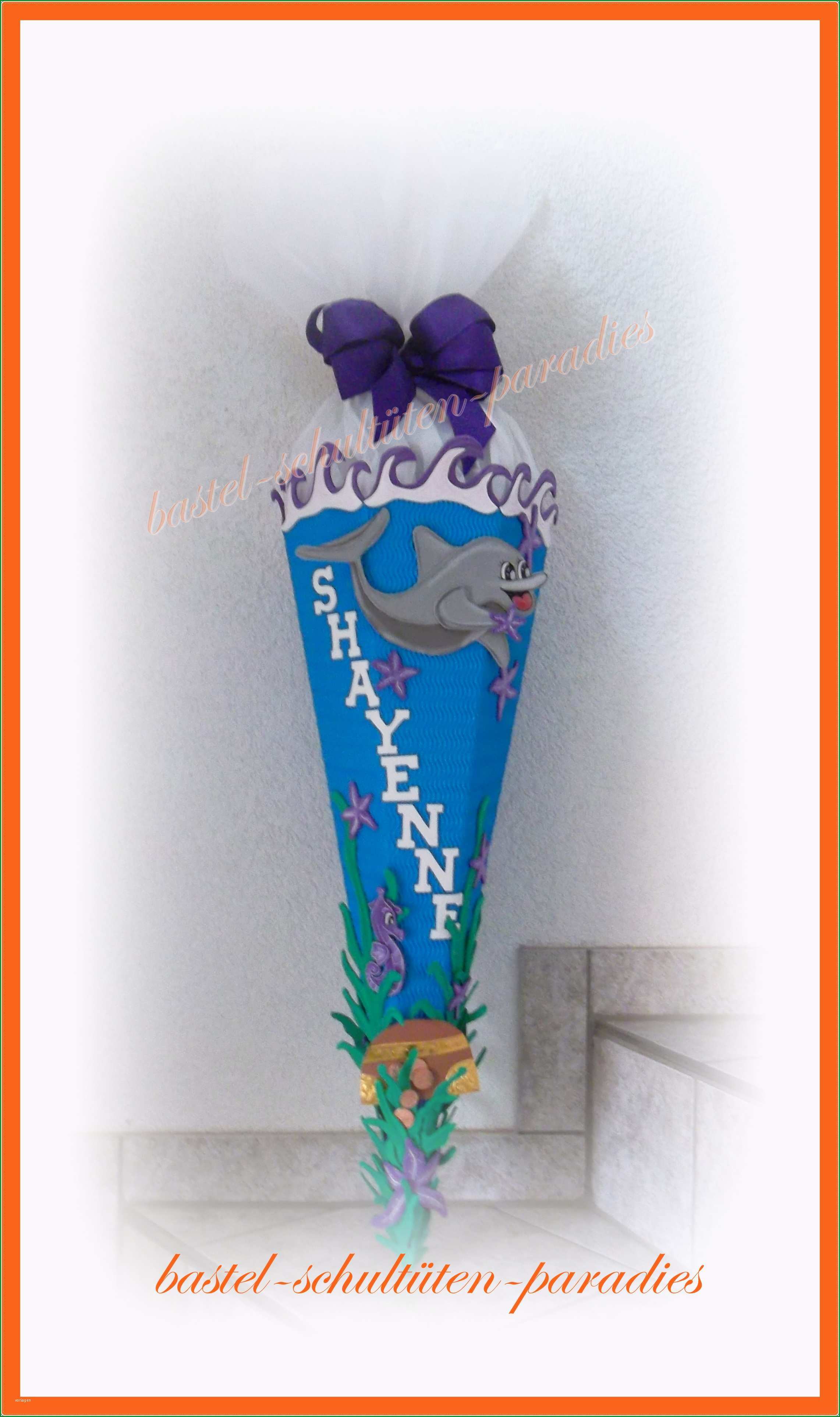 product info info=p4160 bastelset delphin mit schatztruhe tuerkis lila weiss