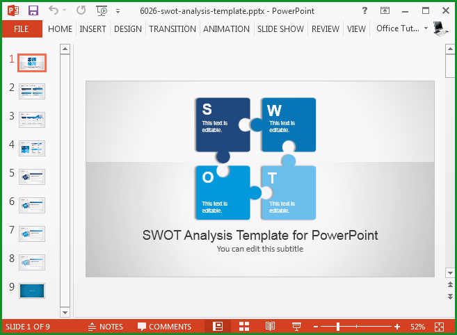 best swot powerpoint templates