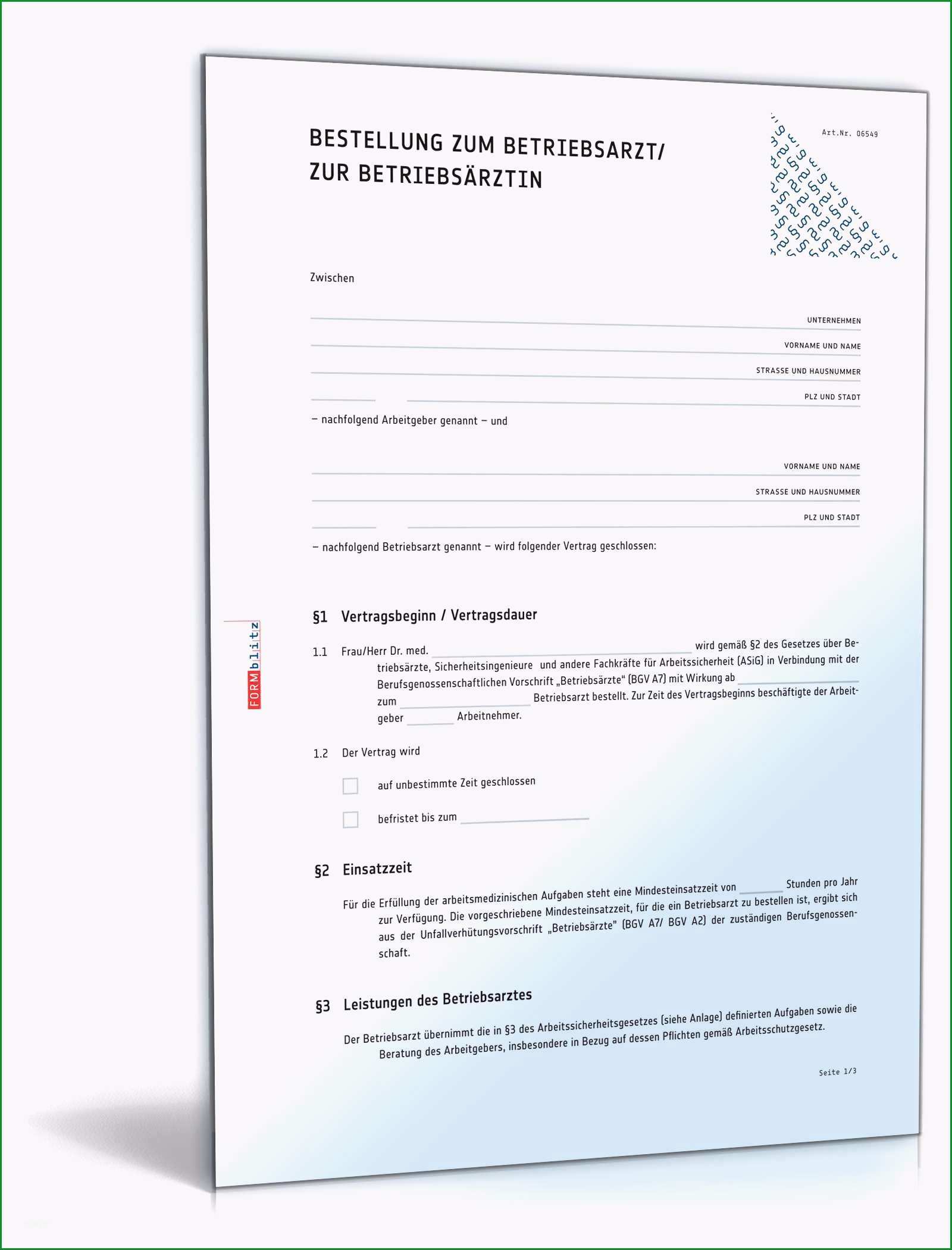 bestellung vorlage word bestellung betriebsarzt rechtssicheres muster zum