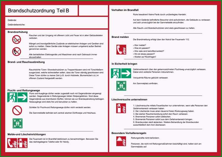 brandschutzordnung muster