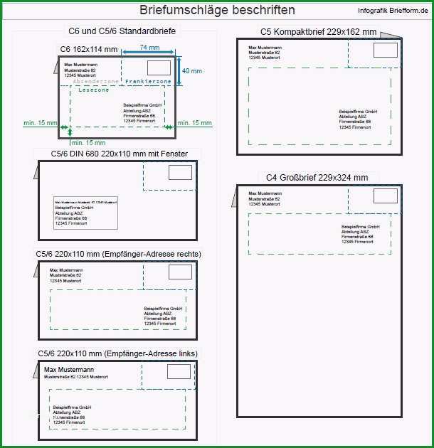 brief beschriften vorlage briefumschlag beschriften brief absender und empfanger