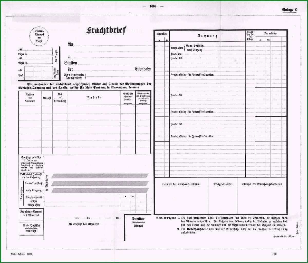 cmr frachtbrief vorlage einzigartig auftragserteilung muster cmr frachtbrief ausfuellen