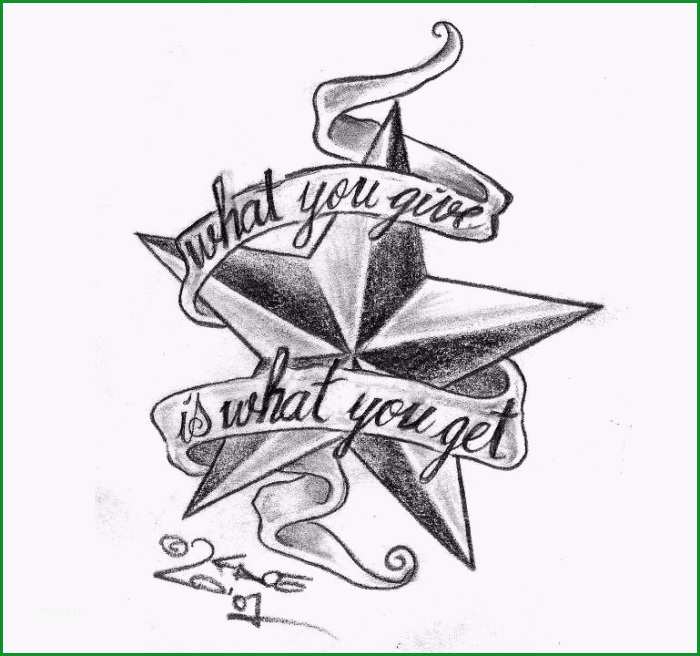 stern tattoo design ideen