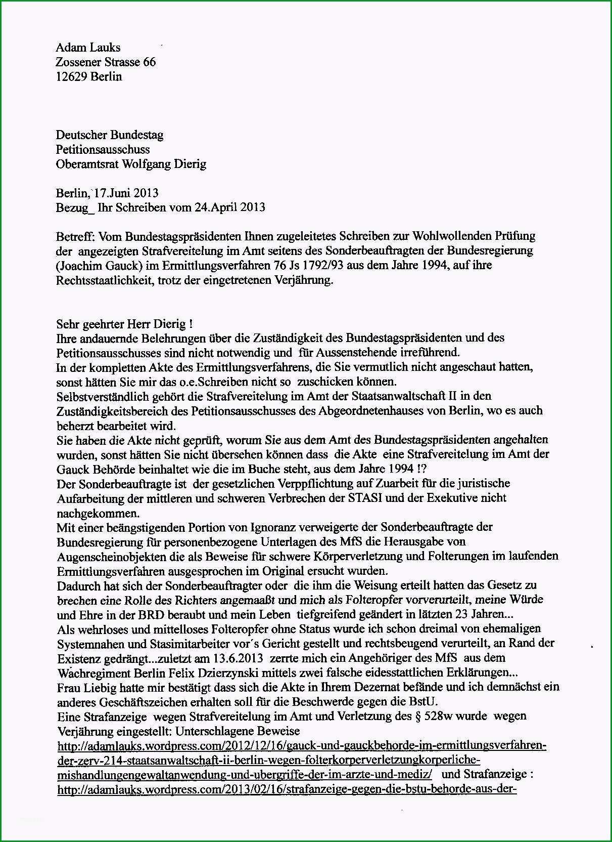 petitionsausschuss des deutschen bundestages und strafvereitelung im amt des sonderbeauftragten fur personenbezogenen unterlagen der staatssicherheit der ddr
