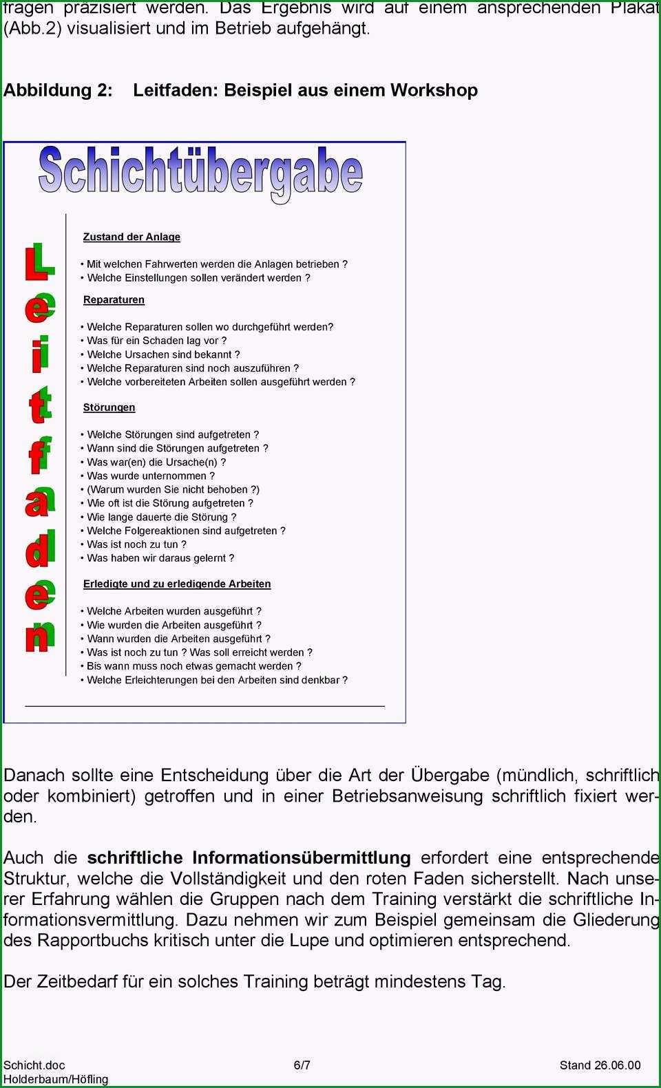 Die schichtuebergabe verbessern ein trainingskonzept zu einem unterschaetzten thema