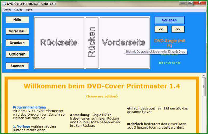 dvd cover printmaster