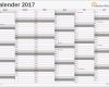 Fantastisch Excel Kalender 2017 Kostenlos