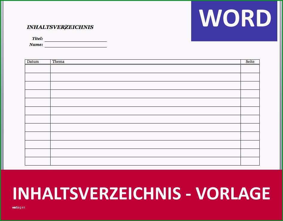 frachtbrief vorlage word sus inhaltsverzeichnis muster vorlage word schule einfach