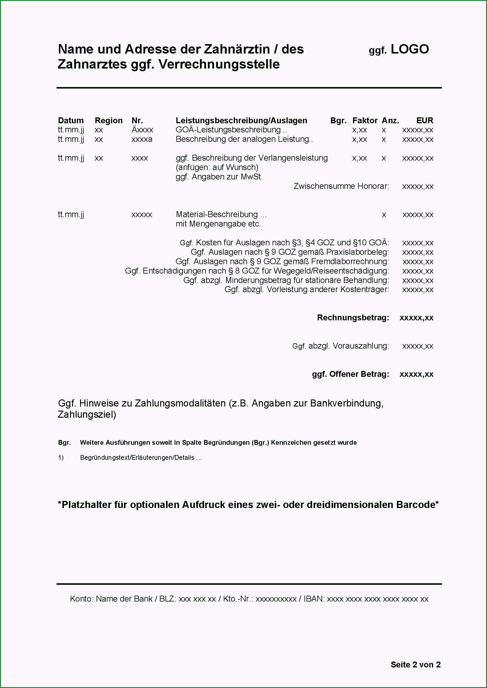 gutachten vorlage word s rechnungsmuster kostenlos rechnung muster rechnung gutachten muster