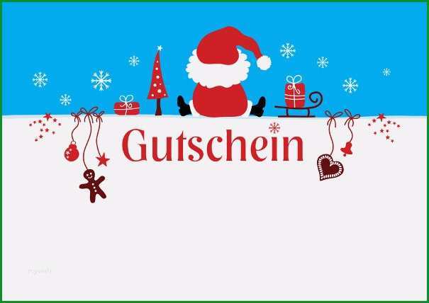 gutschein weihnachten vorlage kostenlos word