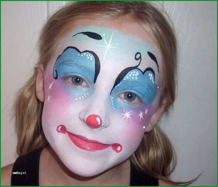 hexengesicht schminken vorlage einzigartig bild 5 kinderschminken vorlage clown