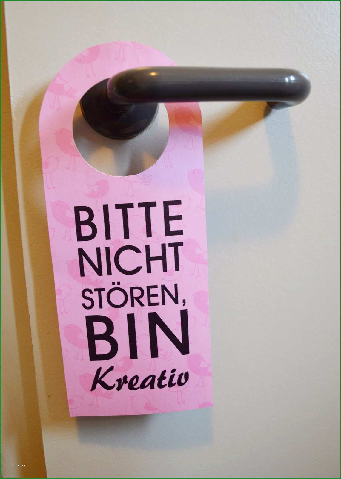 bitte nicht storen bin kreativ