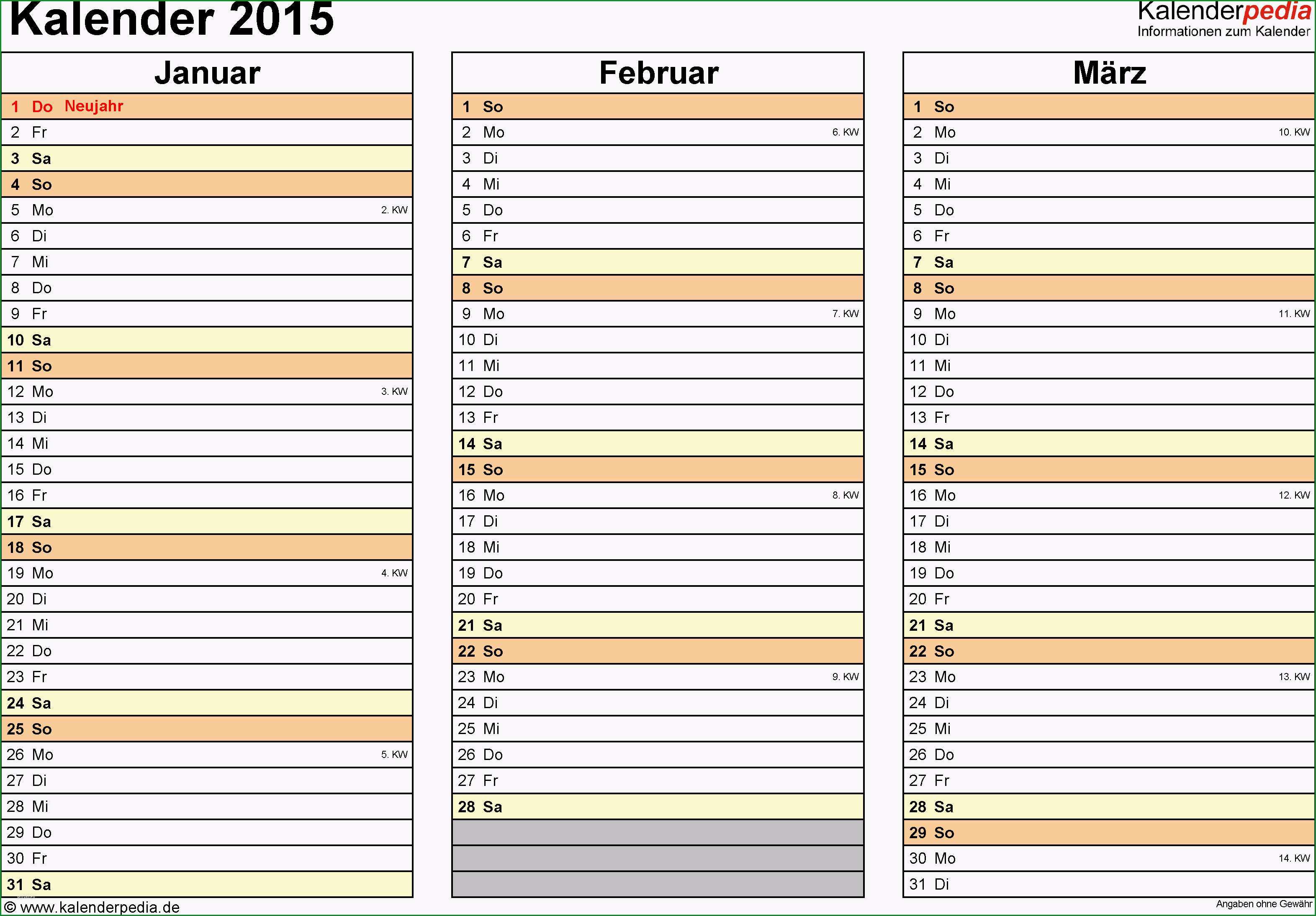 kalender 2015 in excel zum ausdrucken 16 vorlagen mit kalender vorlage excel