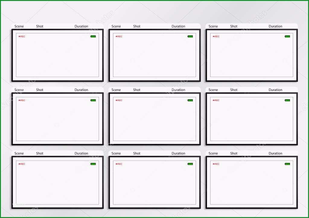 stock photo camera viewfinder storyboard template 9