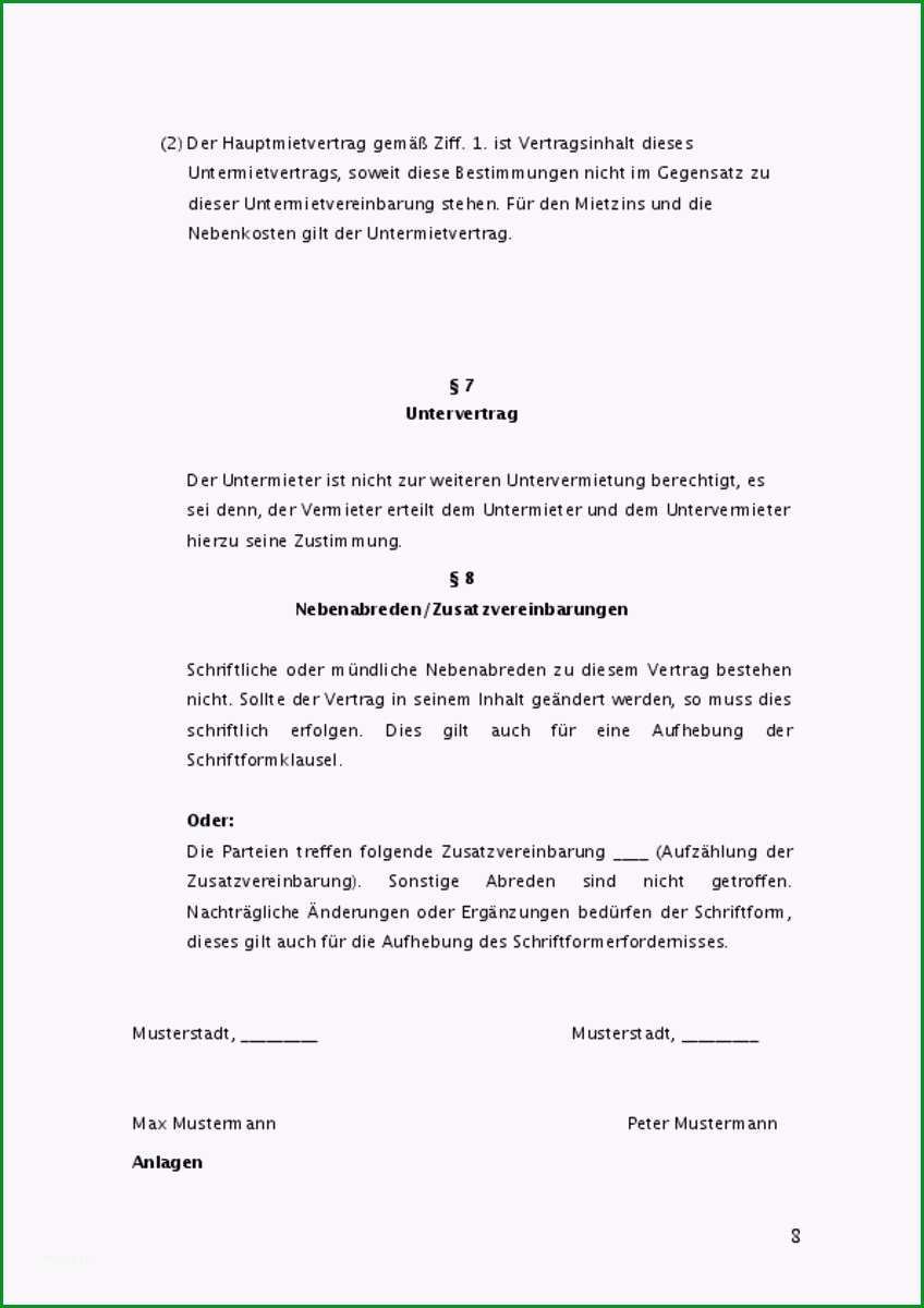 kundigung mietvertrag vorlage kostenlos 4