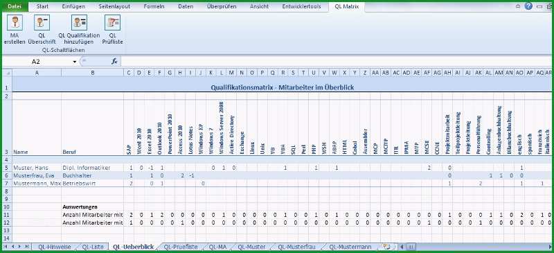 mitarbeiter qualifikationsmatrix v1 excel