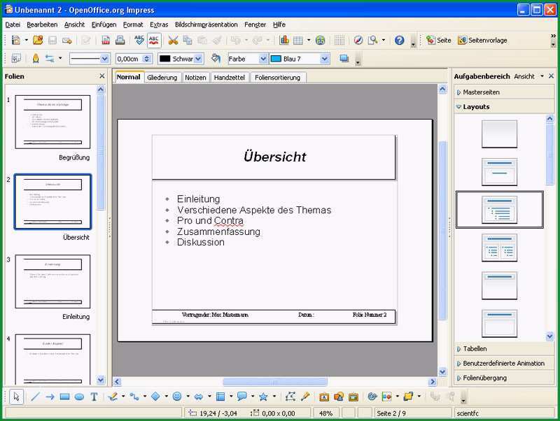 openoffice vorlagen professional template pack