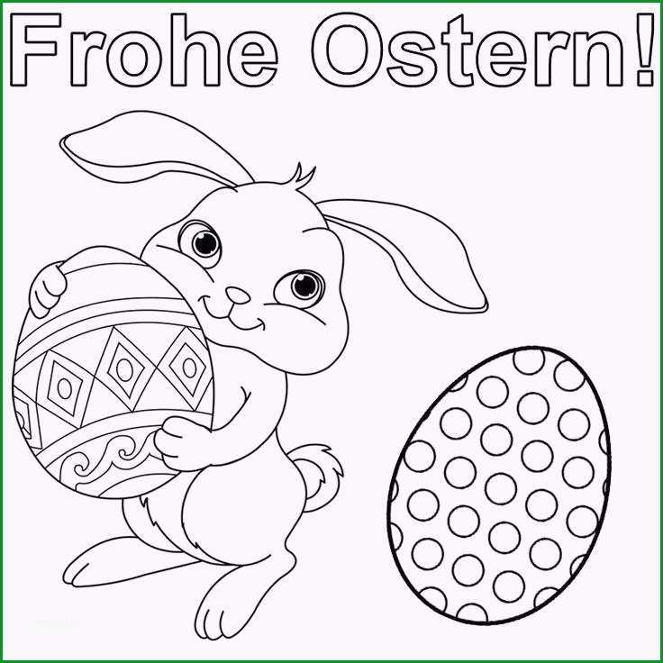 ostereier ausmalbilder zum ausdrucken hase malen vorlage