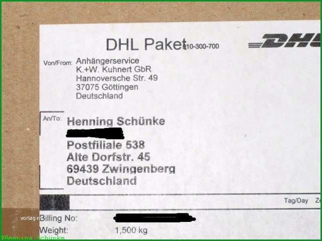 paket bekommen