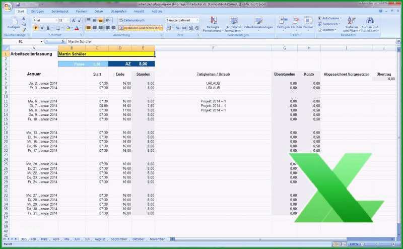 Fantastisch Personalplanung Excel Vorlage Kostenlos Luxus Genial