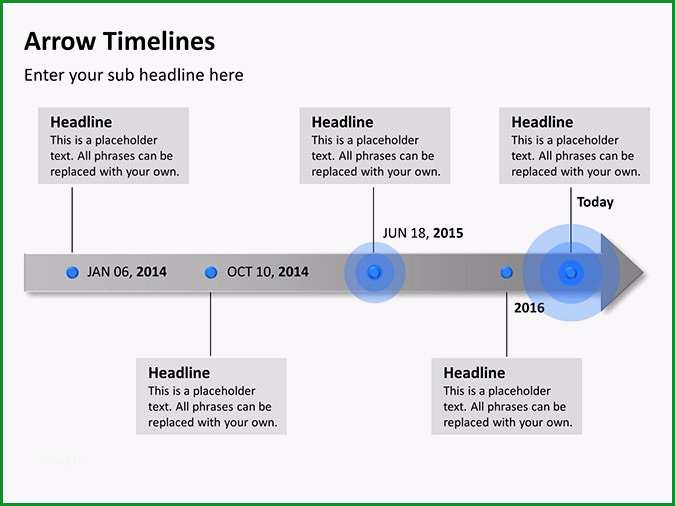 powerpoint vorlage zeitstrahl
