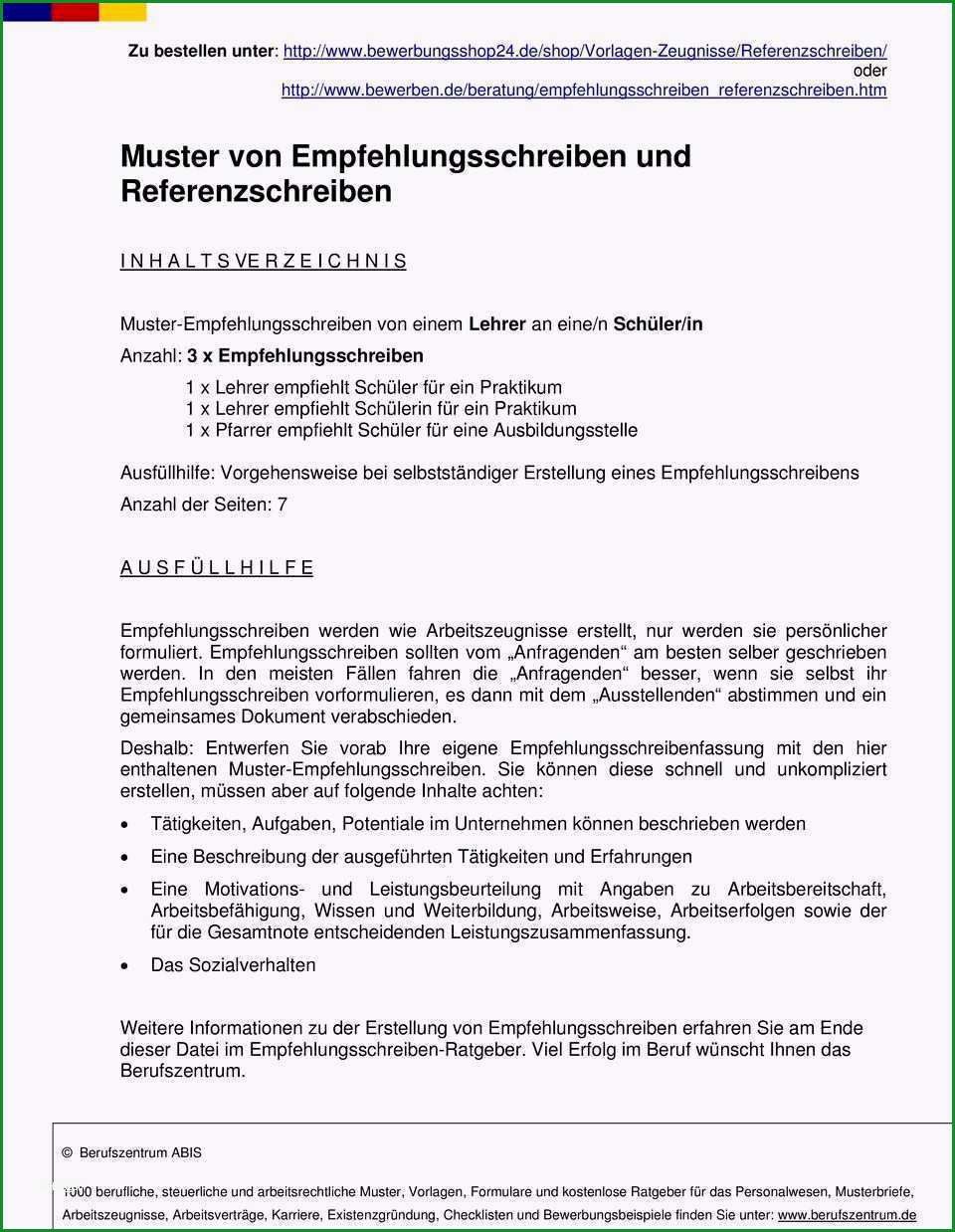 praktikumszeugnis vorlage schuler hubsch muster von empfehlungsschreiben und referenzschreiben pdf