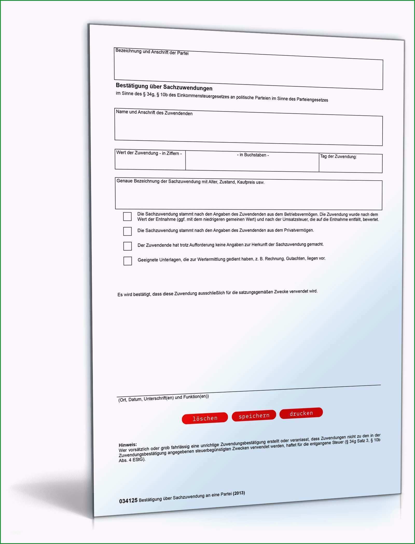 spendenbescheinigung sachspende vorlage genial neue s • spendenbescheinigungen dokumente and vorlagen