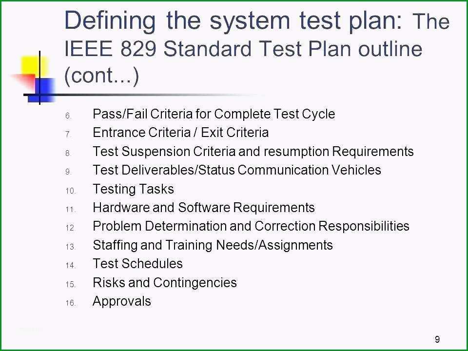 testplan vorlage 3