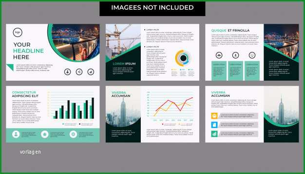 unternehmensprasentation mit infografik vorlage