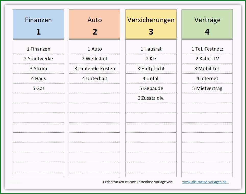 Einzahl ordnerregister Vorlage Sie Müssen Es Heute Versuchen 1