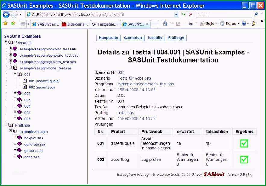 testfall vorlage excel