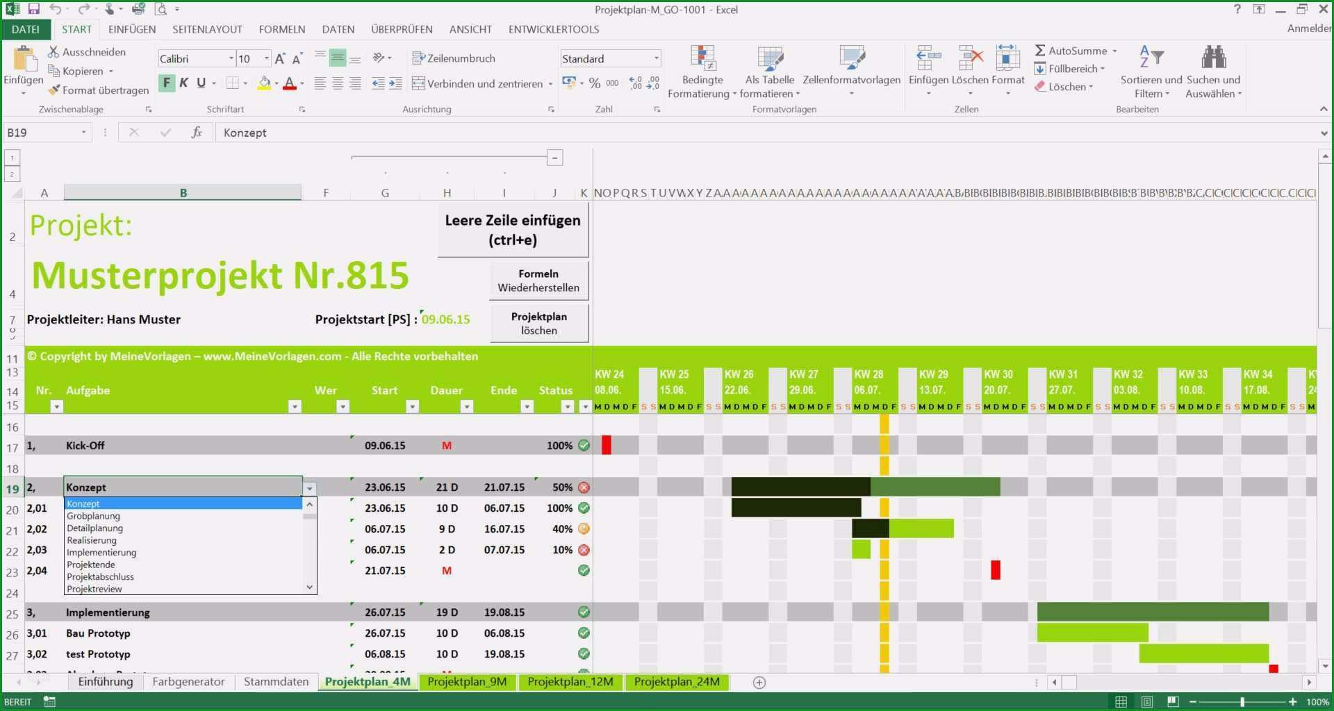 14 kapazitatsplanung excel vorlage