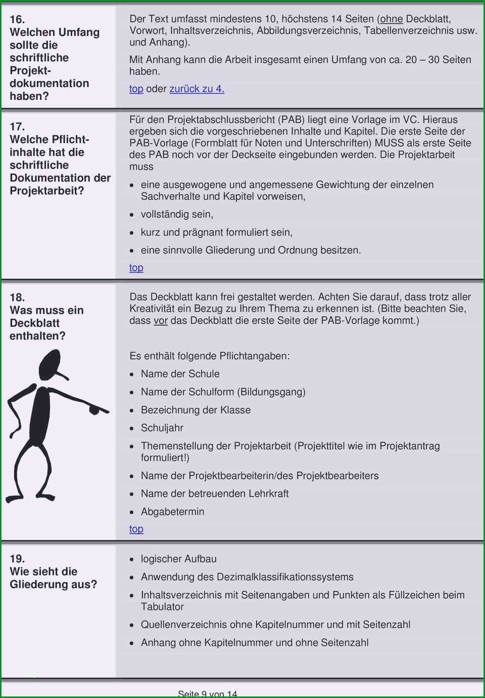 20 projektarbeit deckblatt