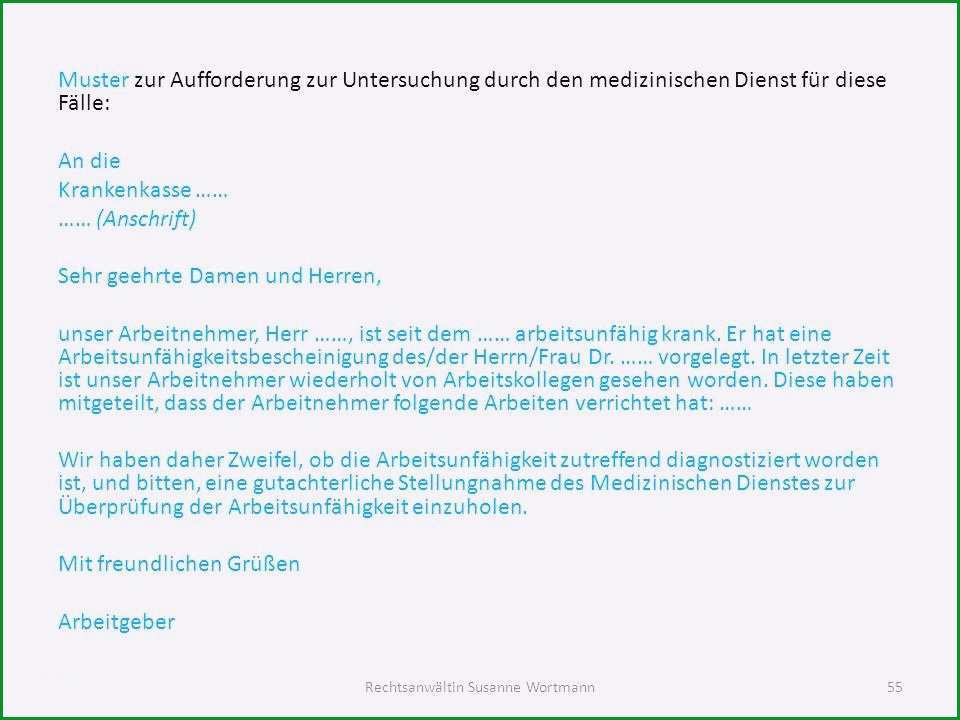 20 vorlage krankmeldung beim arbeitgeber