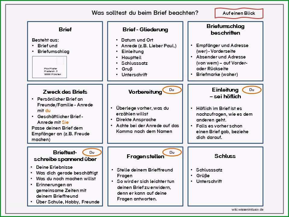 21 briefe schreiben vorlage