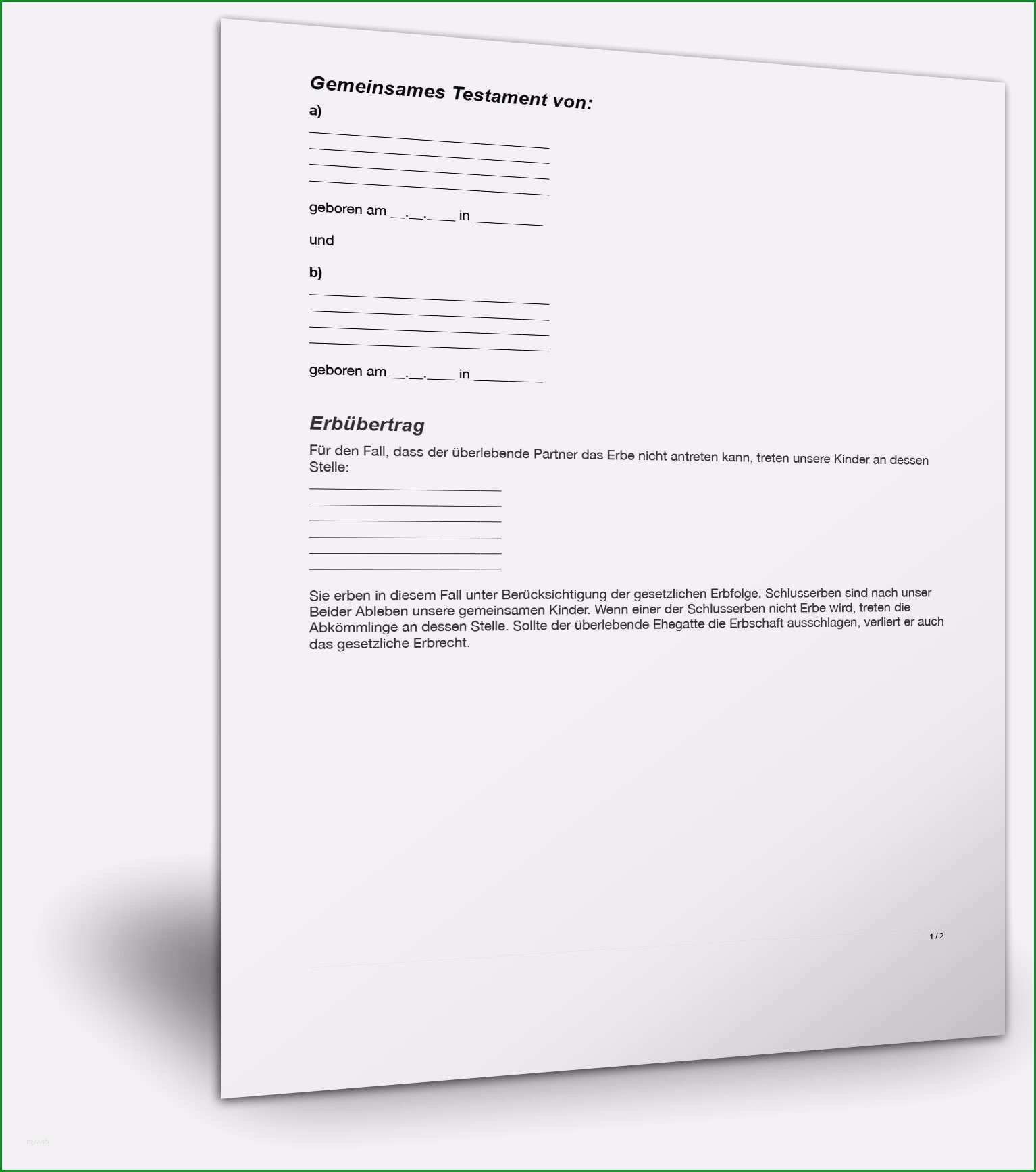 berliner testament vorlage kostenlos pdf schon berliner testament