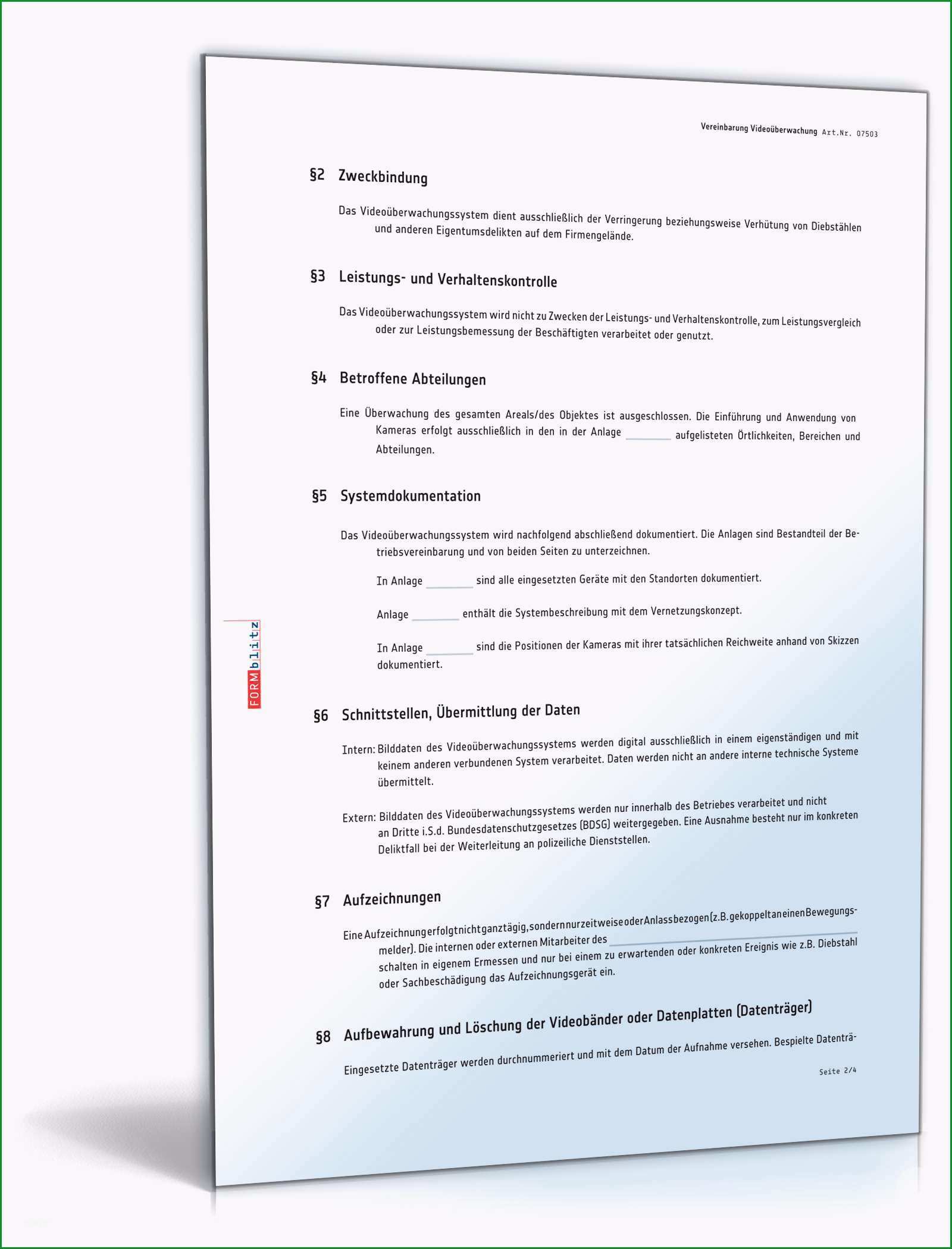 betriebsvereinbarung videoueberwachung