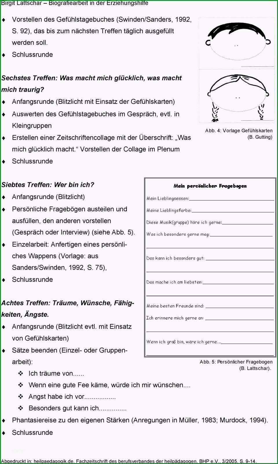 Biografiearbeit in der erziehungshilfe