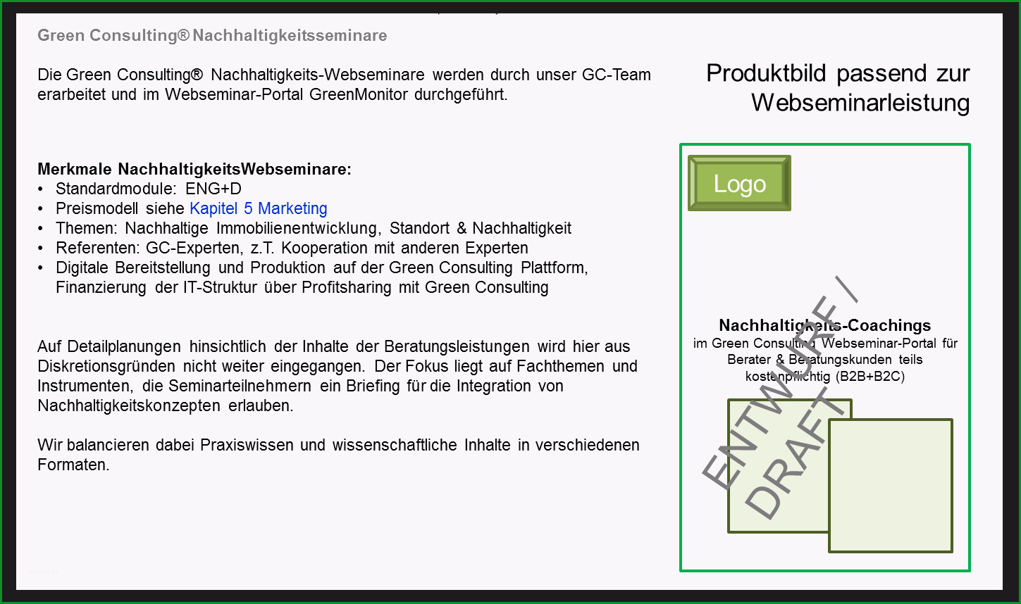 business planning for startups products services presentation produkt nstleistungen vorstellung