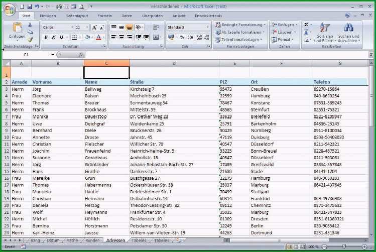 excel tabelle vorlage erstellen