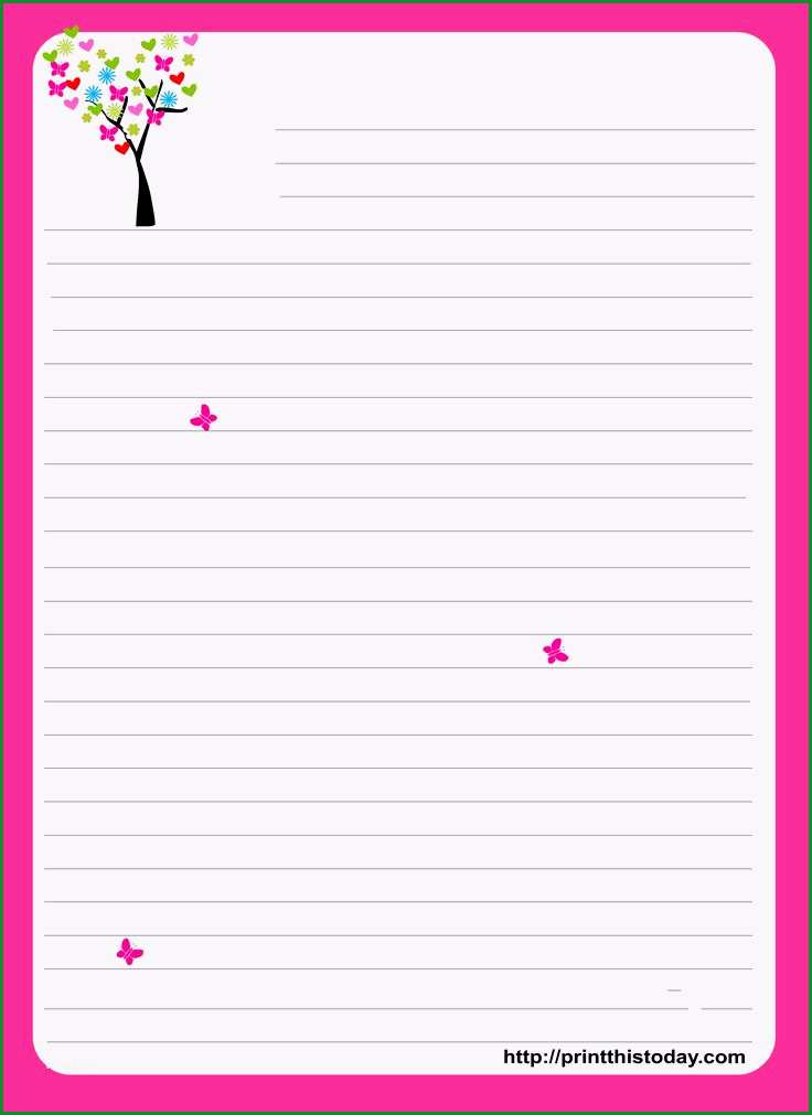 happy birthday stationery free printable