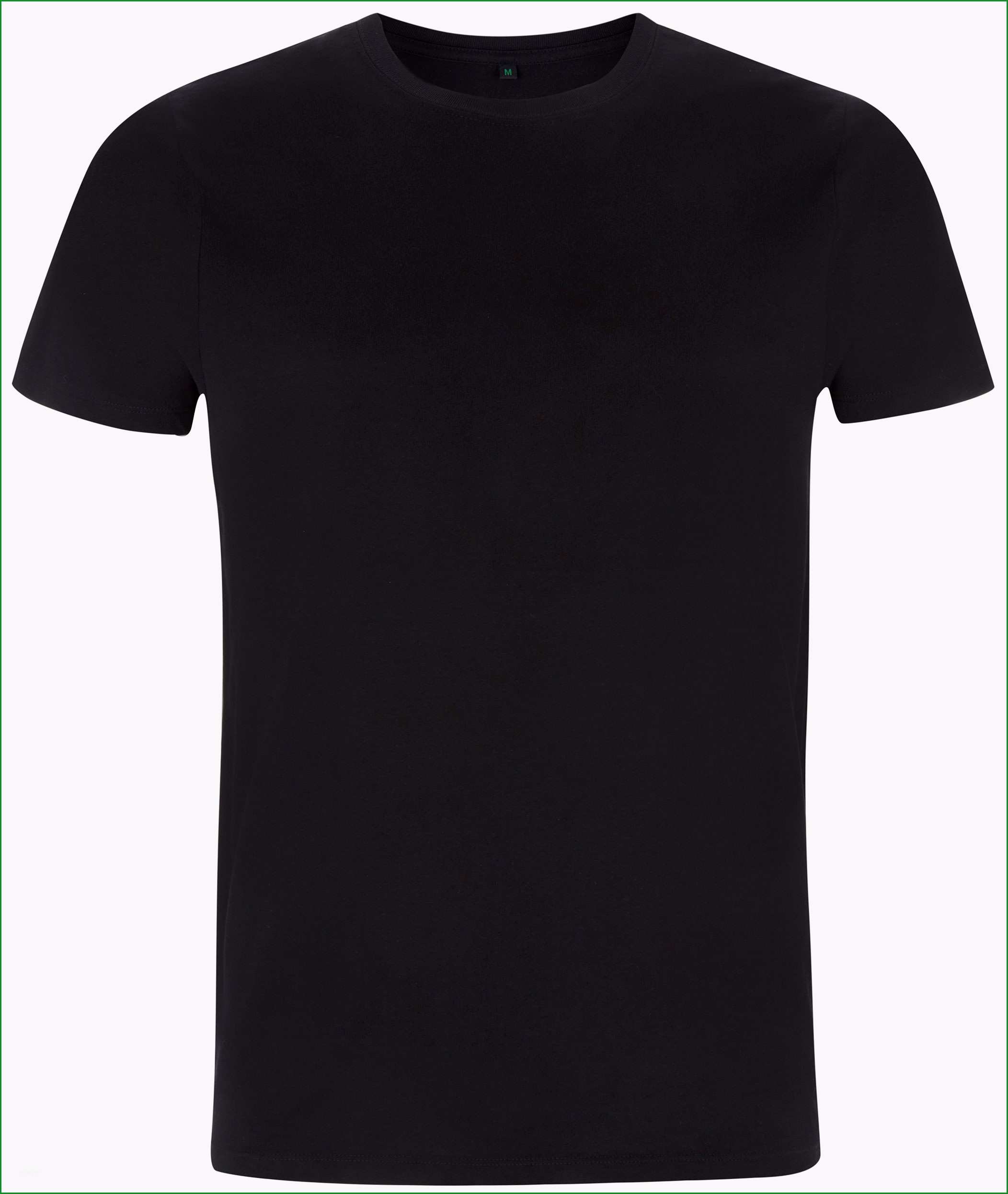 organic t shirt schwarz