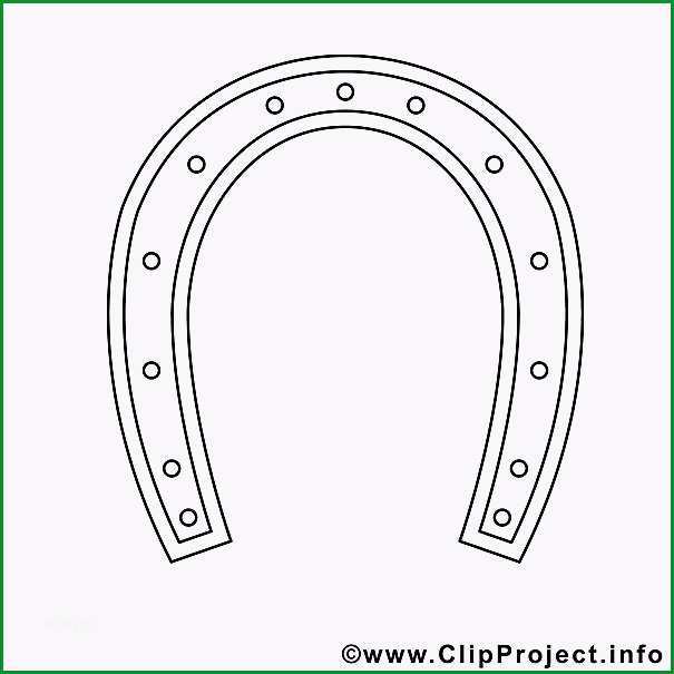 Faszinieren Hufeisen Bild Zum Ausmalen
