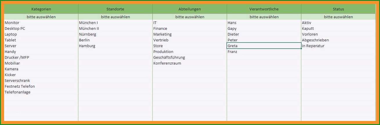 inventarliste vorlage kostenlos designs eur excel vorlage kostenlos