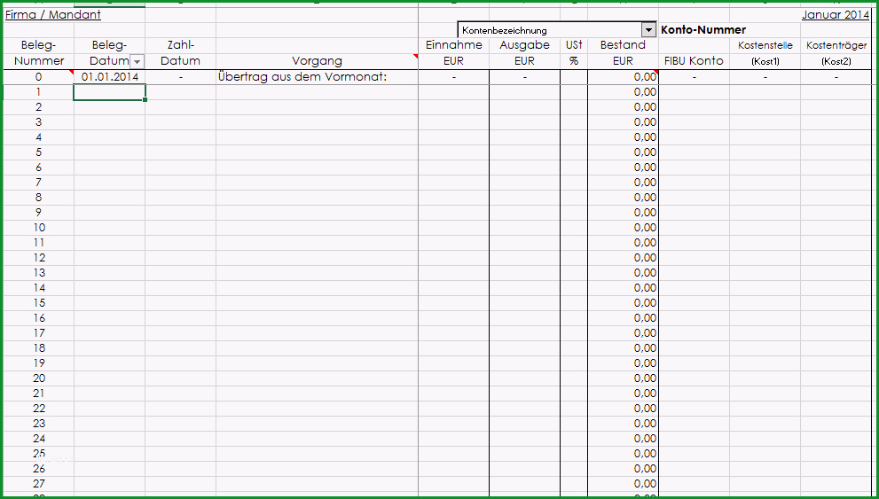 Faszinieren Kassenbuch Mit Lexware Datev Anbindung Excel Vorlagen Shop