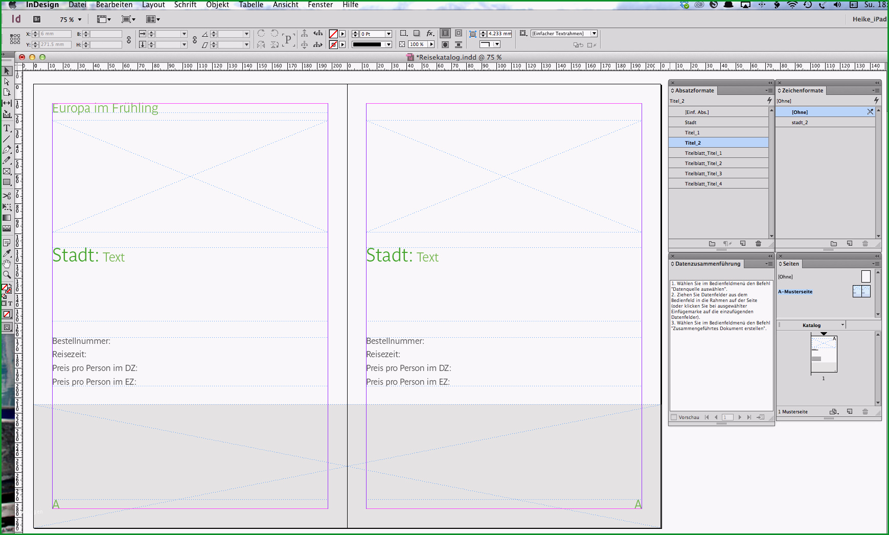 katalogerstellung mit indesign und excel