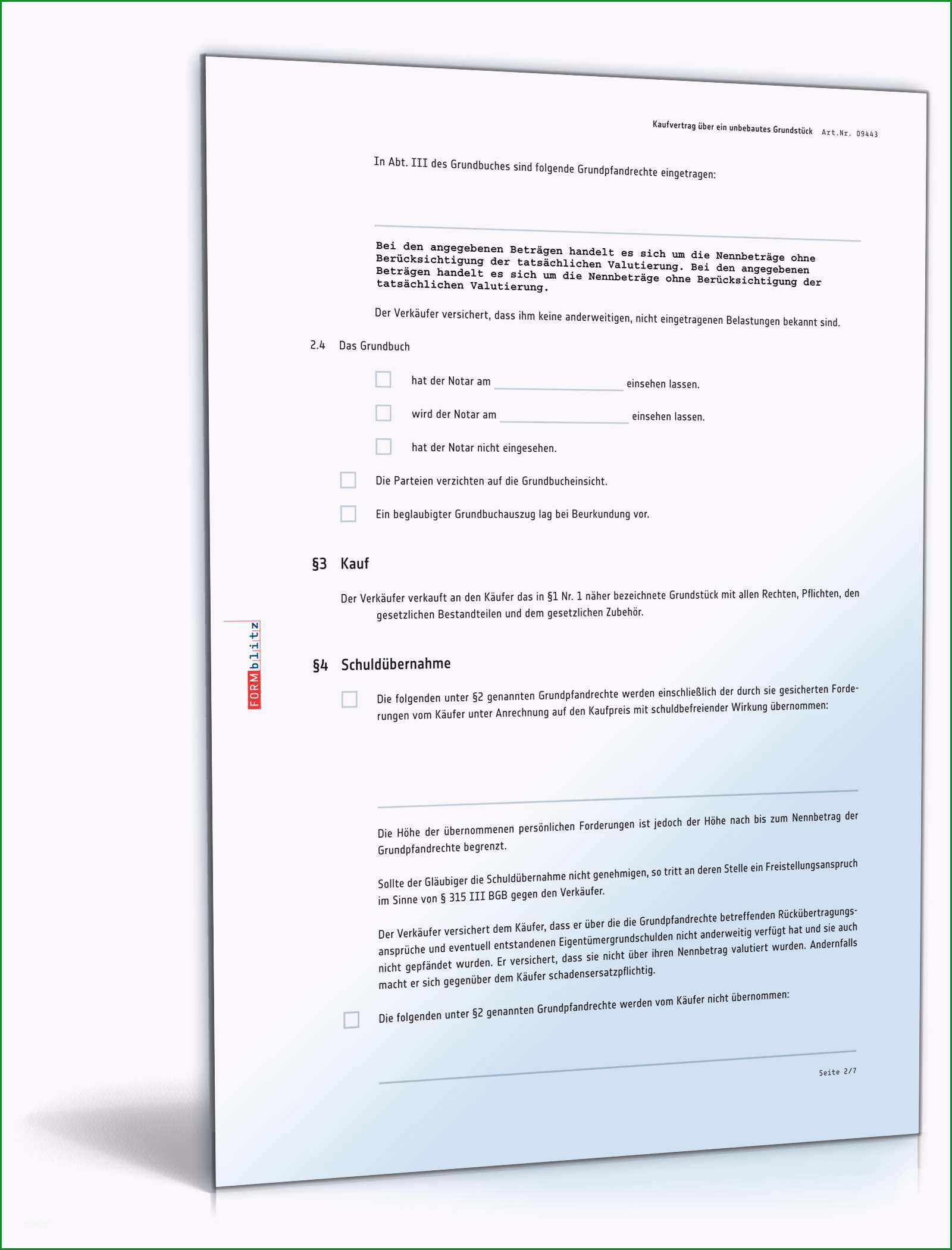 kaufvertrag grundstueck