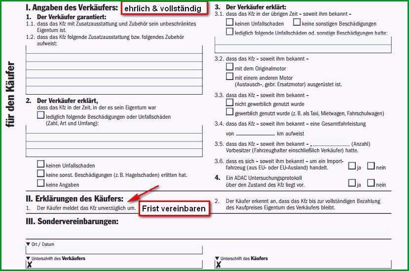 kfz kaufvertrag ausdrucken kaufvertrag auto vorlage 2