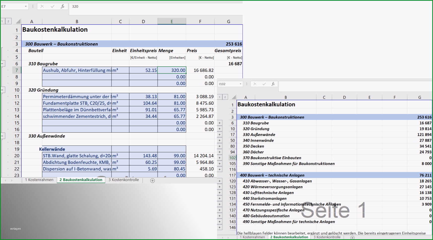 kostenkalkulation hausbau excel tabelle und baupreise sowie kostenkalkulation excel